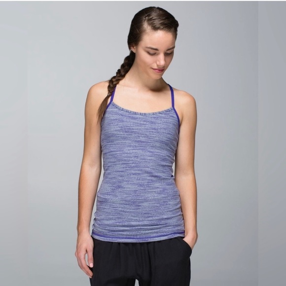 Lululemon Power Y Striped Racerback‎ Tank Top Size 6 - Picture 1 of 7